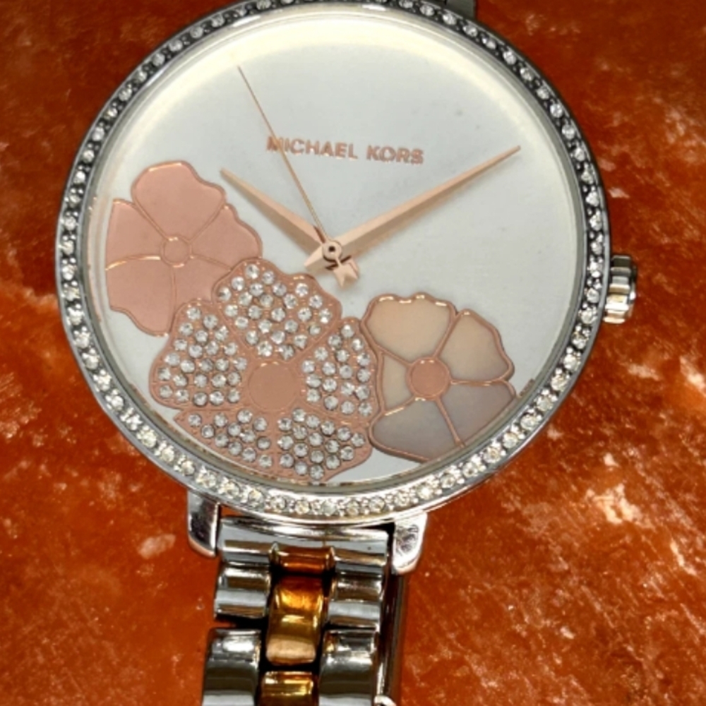 Michael Kors Silver and Gold Women's Watch